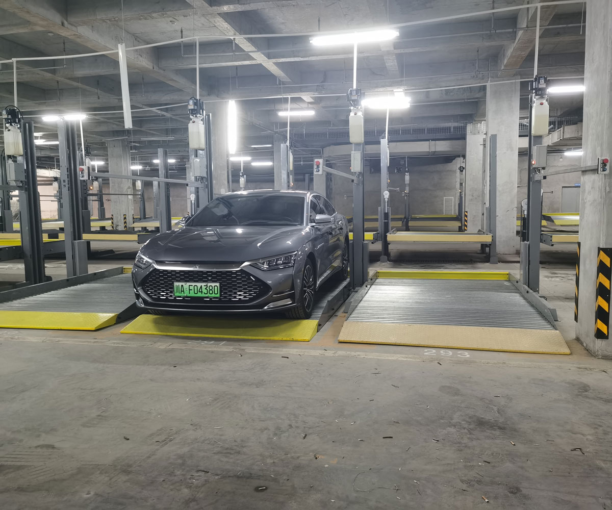 湖北省二層升降橫移式機械停車庫過規(guī)劃