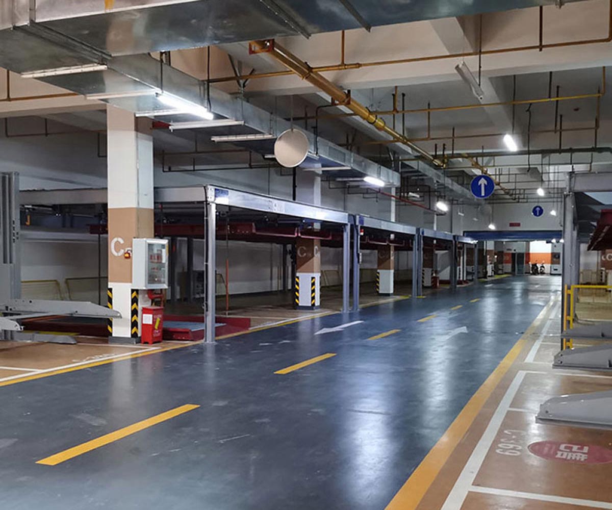 福泉市地下室升降式機械立體停車設備二手