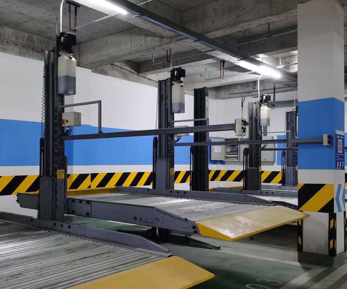 重慶市兩柱機(jī)械停車位安裝