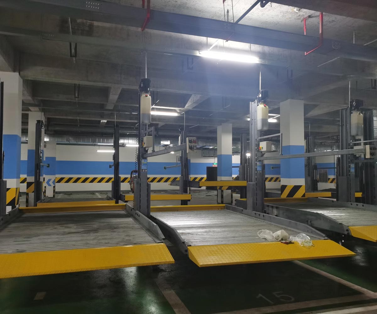 劍河縣地下室兩層簡易升降立體車位