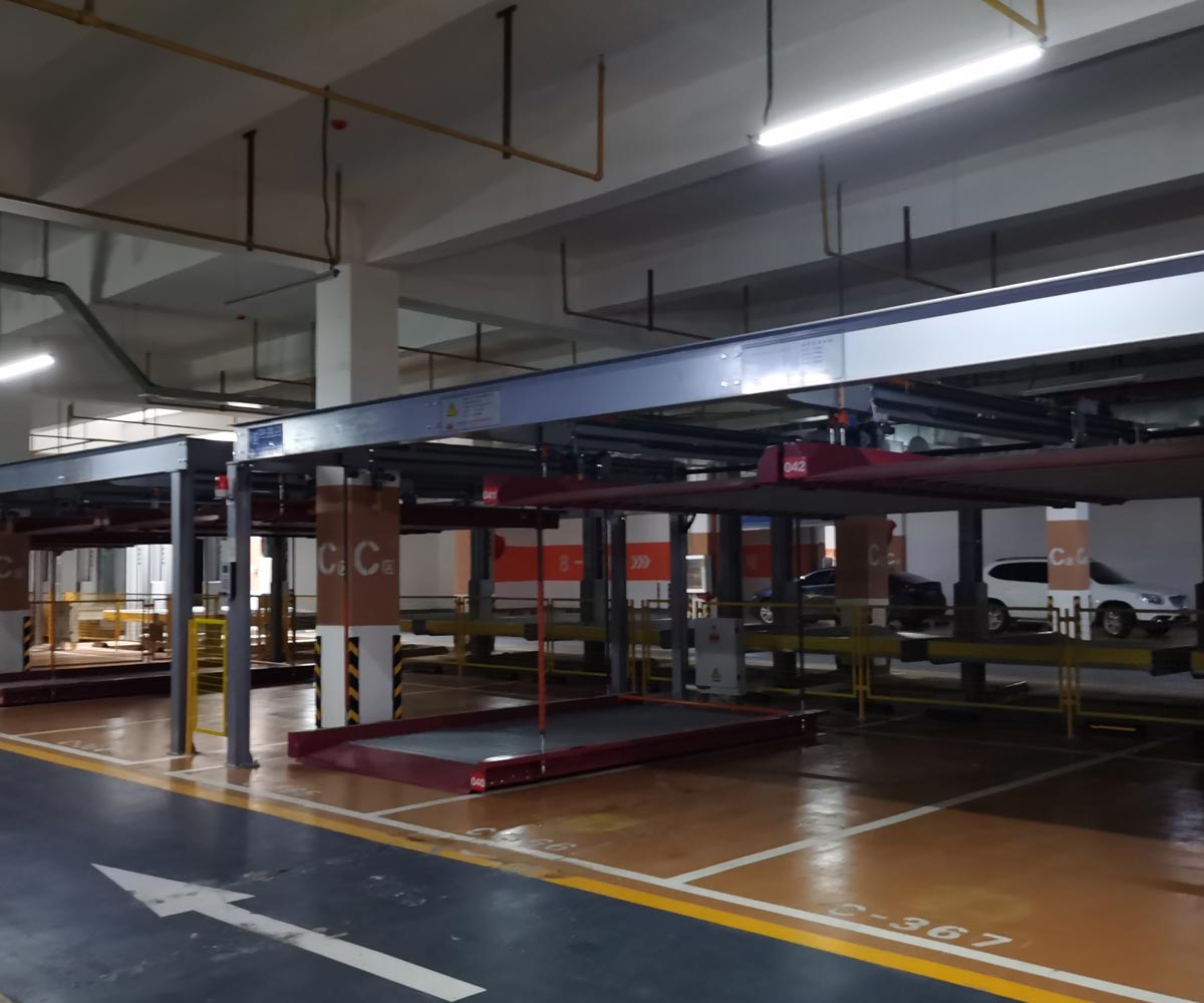 福泉市PJS四柱簡易升降機械式停車設備