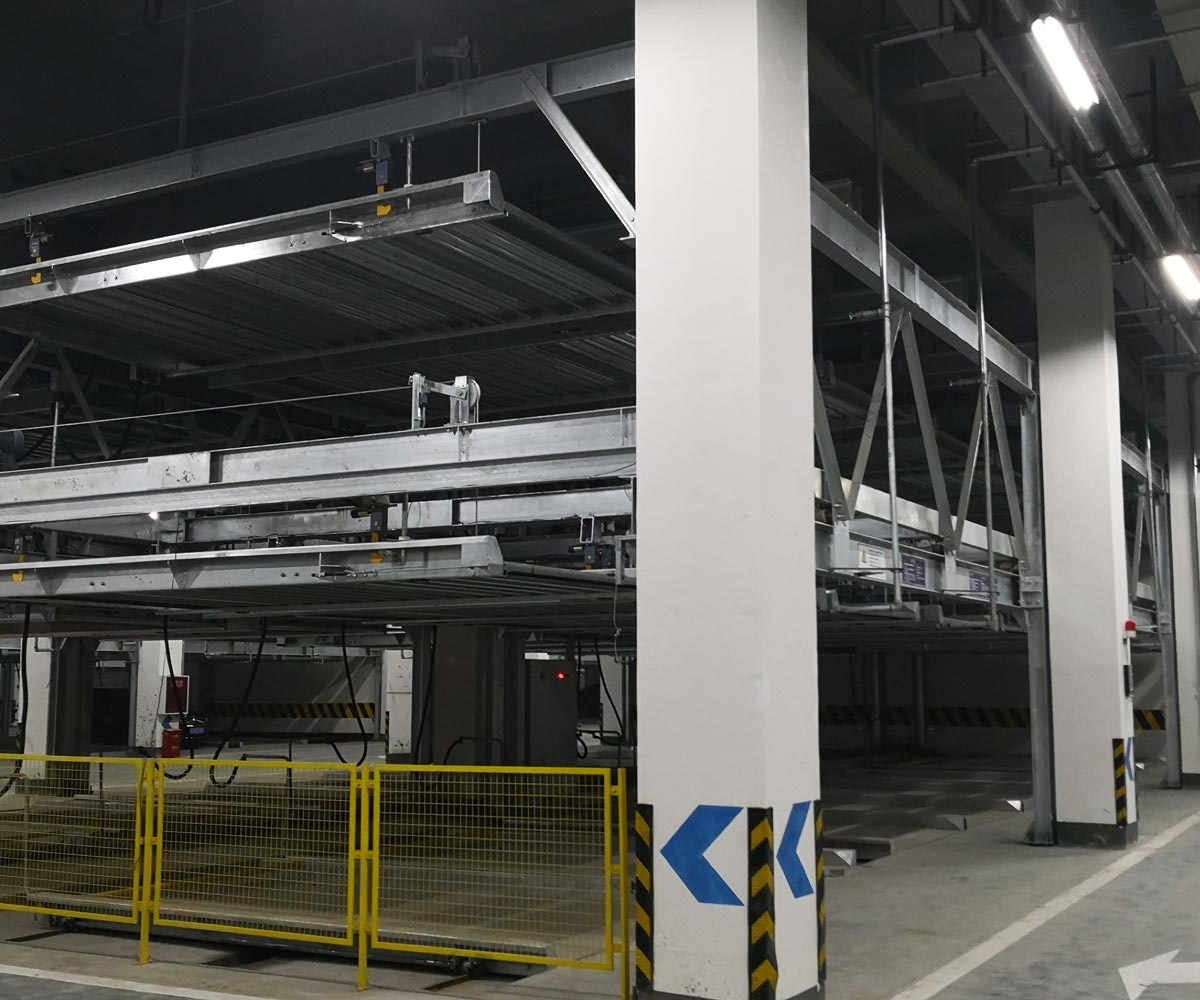 湖北省單列PSH2二層升降橫移機械式停車設備