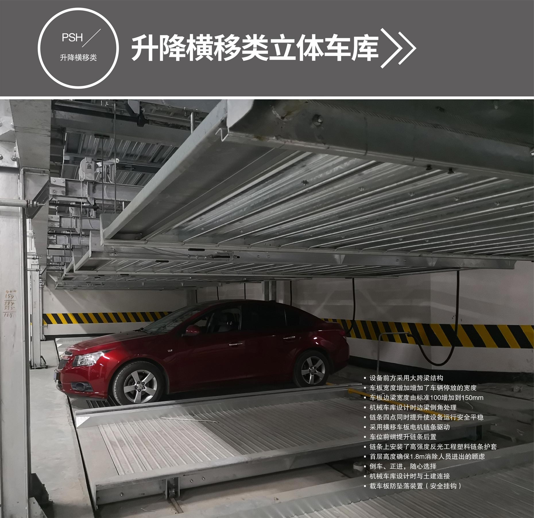 四柱簡易車庫升降橫移式立體車庫